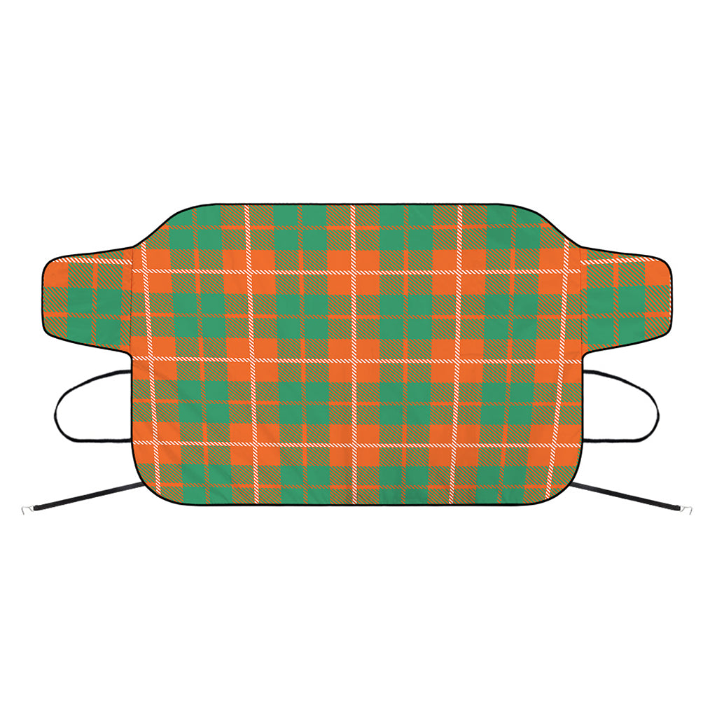 Irish Saint Patrick's Day Tartan Print Car Windshield Snow Cover