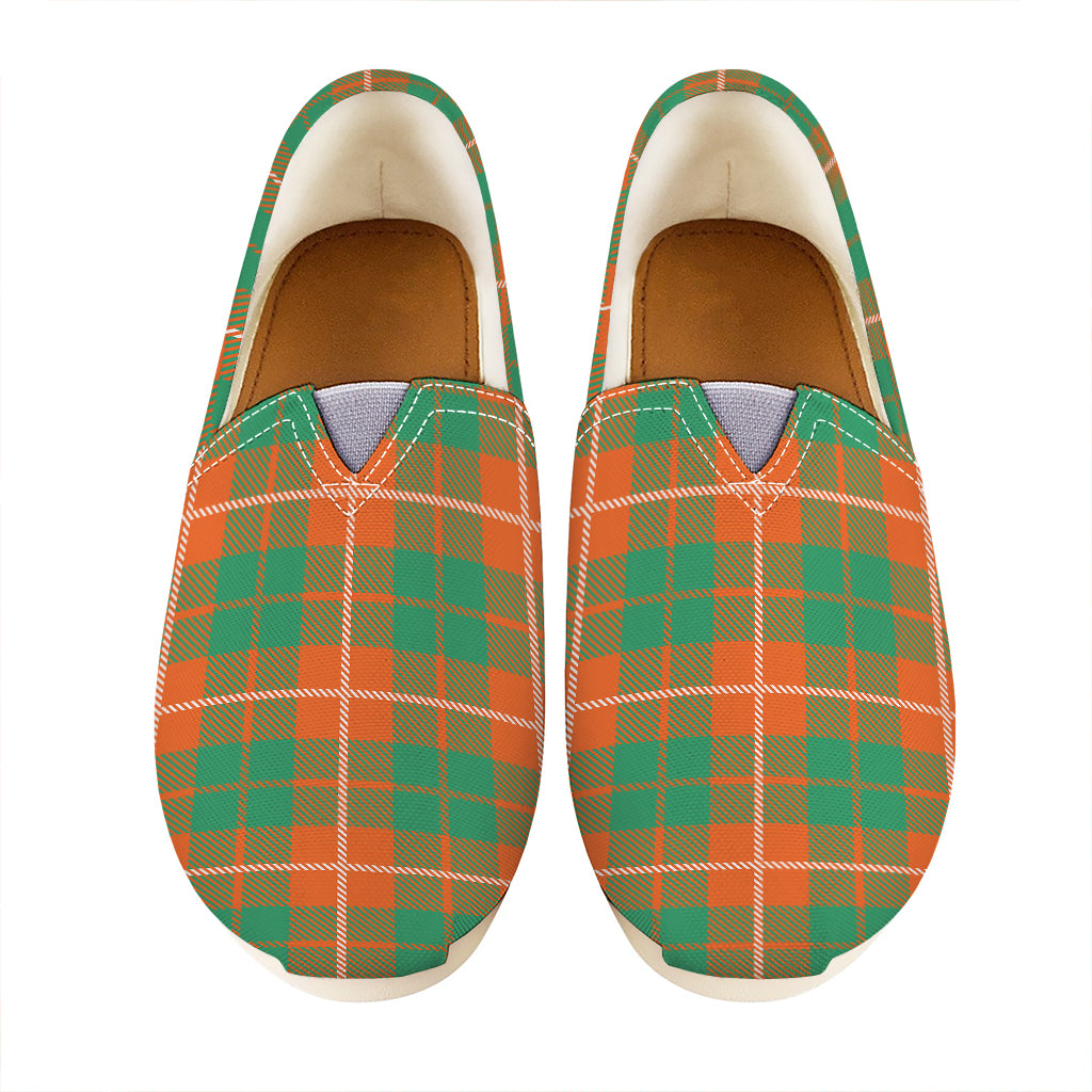 Irish Saint Patrick's Day Tartan Print Casual Shoes