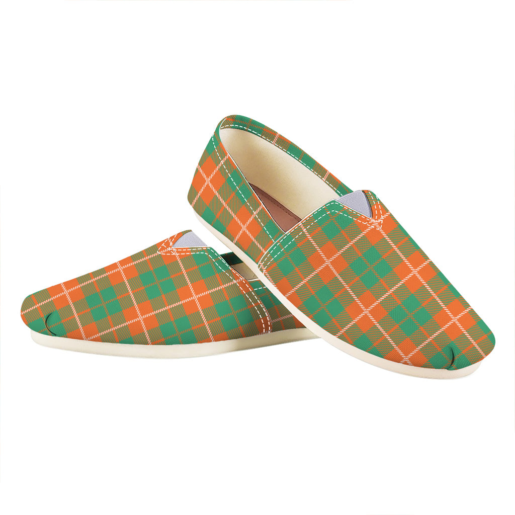 Irish Saint Patrick's Day Tartan Print Casual Shoes
