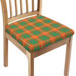 Irish Saint Patrick's Day Tartan Print Chair Cushion Cover