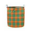 Irish Saint Patrick's Day Tartan Print Collapsible Laundry Basket