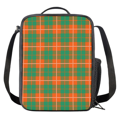 Irish Saint Patrick's Day Tartan Print Crossbody Lunch Bag