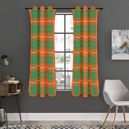 Irish Saint Patrick's Day Tartan Print Curtain