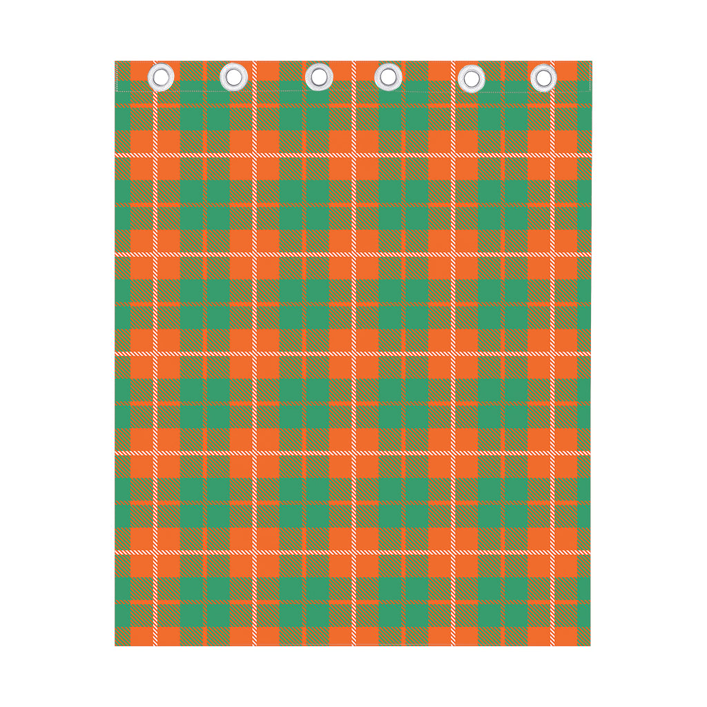 Irish Saint Patrick's Day Tartan Print Curtain