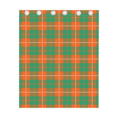 Irish Saint Patrick's Day Tartan Print Curtain