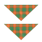 Irish Saint Patrick's Day Tartan Print Dog Bandana