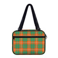 Irish Saint Patrick's Day Tartan Print Double Strap Bible Bag