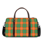 Irish Saint Patrick's Day Tartan Print Duffle Bag
