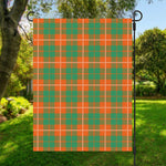 Irish Saint Patrick's Day Tartan Print Garden Flag