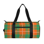 Irish Saint Patrick's Day Tartan Print Gym Bag