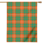 Irish Saint Patrick's Day Tartan Print House Flag