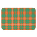 Irish Saint Patrick's Day Tartan Print Indoor Door Mat