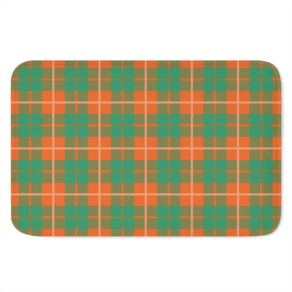 Irish Saint Patrick's Day Tartan Print Indoor Door Mat