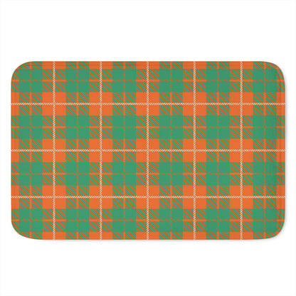 Irish Saint Patrick's Day Tartan Print Indoor Door Mat