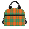 Irish Saint Patrick's Day Tartan Print Insulated Lunch Bag