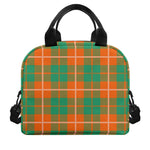 Irish Saint Patrick's Day Tartan Print Insulated Lunch Bag
