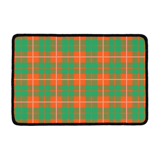 Irish Saint Patrick's Day Tartan Print Kitchen Mat