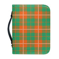 Irish Saint Patrick's Day Tartan Print Leather Bible Cover
