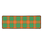 Irish Saint Patrick's Day Tartan Print Long Kitchen Mat