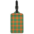 Irish Saint Patrick's Day Tartan Print Luggage Tag
