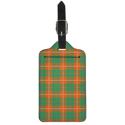 Irish Saint Patrick's Day Tartan Print Luggage Tag