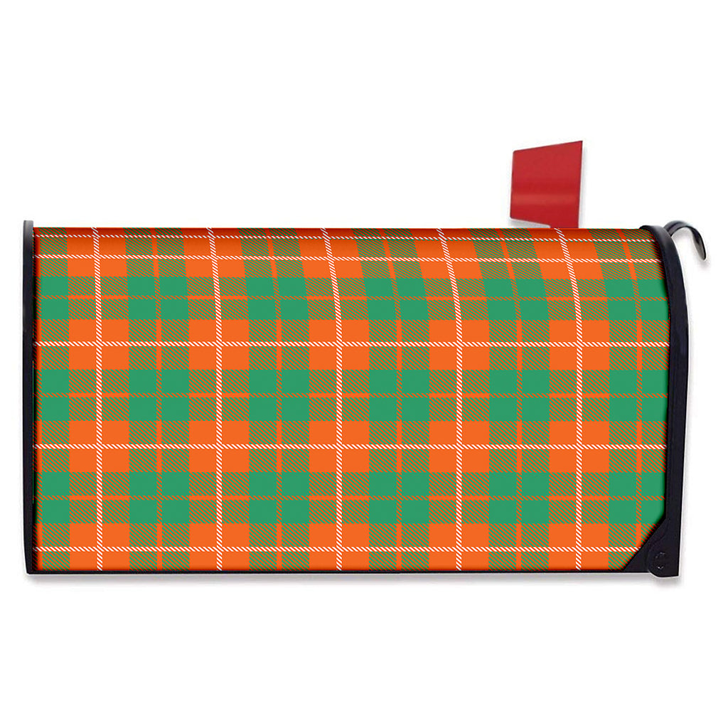 Irish Saint Patrick's Day Tartan Print Mailbox Cover