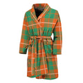 Irish Saint Patrick's Day Tartan Print Men's Bathrobe