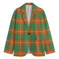 Irish Saint Patrick's Day Tartan Print Men's Blazer