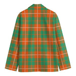 Irish Saint Patrick's Day Tartan Print Men's Blazer