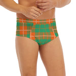 Irish Saint Patrick's Day Tartan Print Men's Briefs