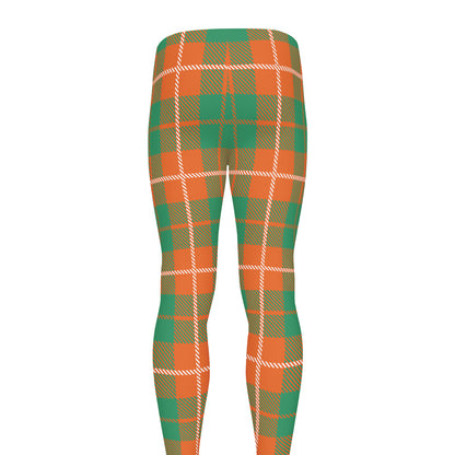 Irish Saint Patrick's Day Tartan Print Men's leggings