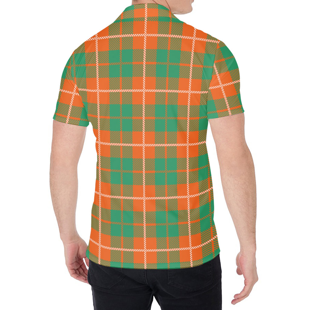 Irish Saint Patrick's Day Tartan Print Men's Shirt