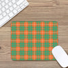 Irish Saint Patrick's Day Tartan Print Mouse Pad