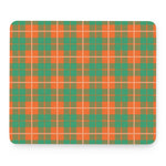 Irish Saint Patrick's Day Tartan Print Mouse Pad