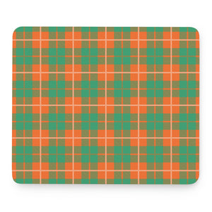 Irish Saint Patrick's Day Tartan Print Mouse Pad