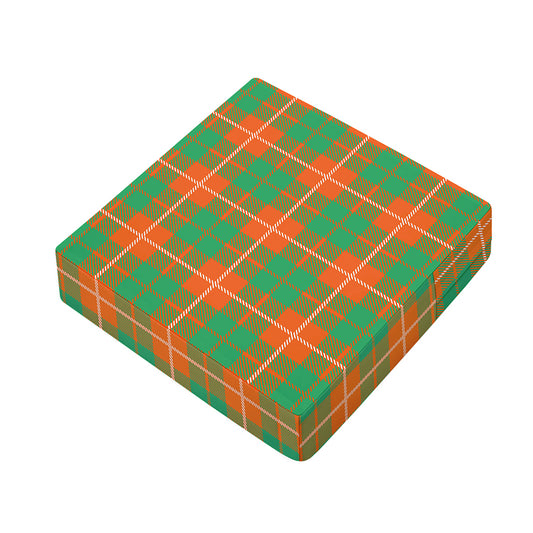 Irish Saint Patrick's Day Tartan Print Outdoor Seat Cushion Cover