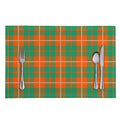 Irish Saint Patrick's Day Tartan Print Placemat