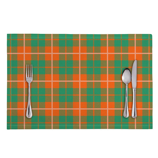 Irish Saint Patrick's Day Tartan Print Placemat