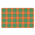 Irish Saint Patrick's Day Tartan Print Polyester Doormat