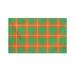Irish Saint Patrick's Day Tartan Print Polyester Flag
