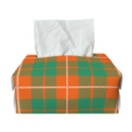 Irish Saint Patrick's Day Tartan Print Rectangle Tissue Box Cover