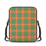 Irish Saint Patrick's Day Tartan Print Rectangular Crossbody Bag