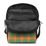 Irish Saint Patrick's Day Tartan Print Rectangular Crossbody Bag