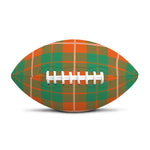 Irish Saint Patrick's Day Tartan Print Rugby Ball