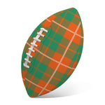 Irish Saint Patrick's Day Tartan Print Rugby Ball