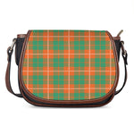 Irish Saint Patrick's Day Tartan Print Saddle Bag