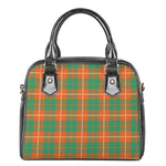 Irish Saint Patrick's Day Tartan Print Shoulder Handbag