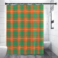 Irish Saint Patrick's Day Tartan Print Shower Curtain