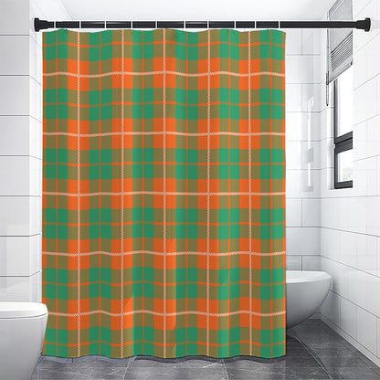 Irish Saint Patrick's Day Tartan Print Shower Curtain