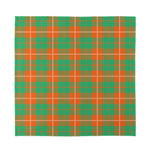 Irish Saint Patrick's Day Tartan Print Silk Bandana